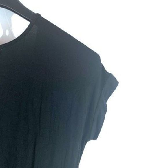 Z Supply Women’s Size Extra Small Black Rayon Stretch V Neck Elastic Waist Rompe - Picture 7 of 16